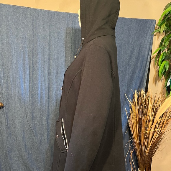 INTL d.e.t.a.i.l.s Women's Hooded Sweatshirt Jacket L - Picture 9 of 10